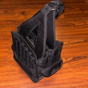 Craft Tote Storage Systems Black Canvas Utility Tool Pouch Organizer Universal